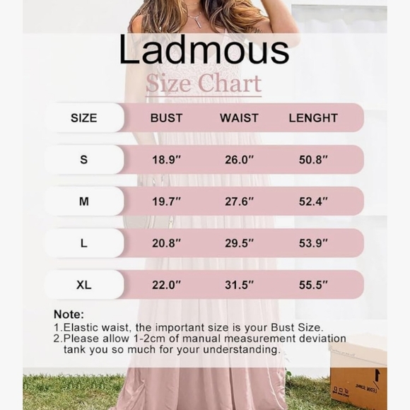 Elegant Pink Lace Maxi Dress NWT Size XL - Picture 5 of 7